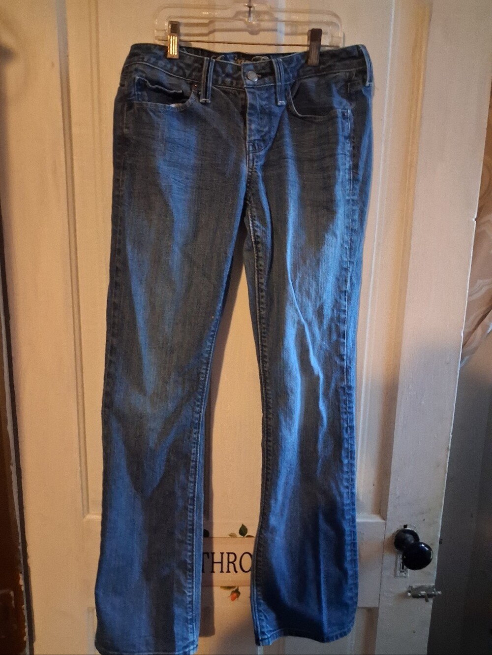 AMERICAN EAGLE Classic Women's Blue Denim Jeans True Boot Size 6